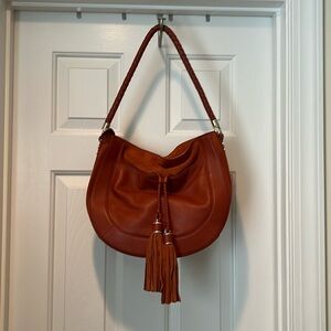 Ted Baker woven strap burnt orange bag
